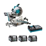 Makita LS003GD202-RA3X5 40v Max XGT Brushless 305mm Slide Compound Mitre Saw (3x