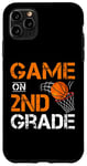 Coque pour iPhone 11 Pro Max Jeux amusants sur le basket-ball de deuxième année premier jour d'école