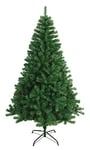 SOLAGUA NAVIDAD Arbre de Noël Artificiel Guirlande de Feuilles de Sapin de Noël 150-240cm avec Support Métallique (Vert, 180cm 617Tips)