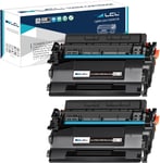 Cartouche de Toner Compatible 59A 59X CF259A CF259X 10000 Pages(sans Puce) (2 Noir) Remplacement pour HP Laserjet Pro M404 M404dw M404dn M404n HP Laserjet Pro M428 M428dw M428fdw M428fdn.[G881]