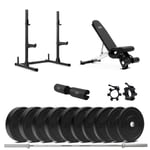 200 Squat Rack Bumper Styrkepakke - 120 kg Masterfit