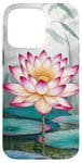 iPhone 15 Pro Max Spiritual Zen Lotus Flower Chakras Aligned Boho Yoga Lover Case