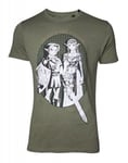 T-Shirt Legenden om Zelda - Link & Prinsessan Zelda, XL