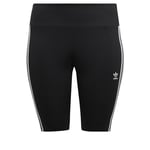 ADIDAS HIGH WAISTED SHORT TIGHTS SIZE 2X (H25364) BLACK/WHITE