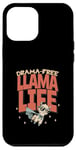 Coque pour iPhone 12 Pro Max Drama Free Llama Life Present T-shirt humoristique