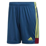 adidas Men's TASTIGO19 SHO Sport Shorts, Legend Marine/Bright Yellow, X-Small