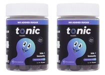 2 x Tonic Health Kids Immunity Supplement. No Added Sugar. 30 Gummies/Tub.