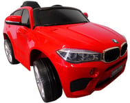 Lasten sähköauto BMW X6M, punainen