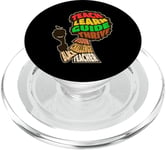 Afro Teacher African American Inspirational Word Cloud PopSockets PopGrip for MagSafe