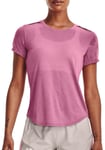 Under Armour Streaker Snowcloud Women Running T-Shirt Pink - Small New With Tags