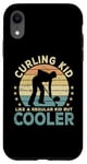 Coque pour iPhone XR Curling Curler pour enfants Funny Curling