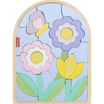 Fisher-price: Wooden Flower Puzzle Blocks (hxt97)