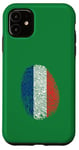 Coque pour iPhone 11 France C'est dans mon ADN France empreinte digitale