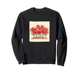 Sakura Trees In Bloom Landscape Vintage Graphic Sweatshirt