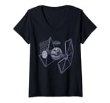 Star Wars TIE Fighter Interior T-Shirt avec Col en V