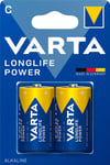 VARTA Longlife Power C / LR14 batteri, 2-pack