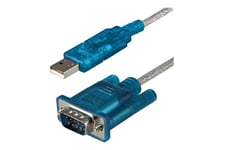 StarTech.com 3ft USB to RS232 DB9 Serial Adapter Cable - M/M - seriel adapter - USB 2.0 - RS-232
