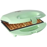 Våffeljärn Bestron Sweet Dreams Waffle Maker Belgiska Våfflor Grön green