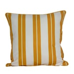 Coussin outdoor à rayures Jaune tournesol 45x45 cm