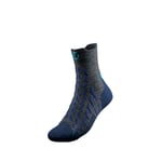 Therm-Ic Trekking Ultra Cool Linen Crew - Chaussettes randonnée homme Grey / Navy 42 - 44