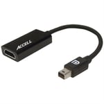 MiniDP till HDMI-adapter 0.2m - svart