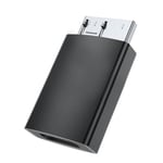 USB C till Micro B Adapter Höghastighetsdataöverföring, aluminiumkonstruktion, Typ-c till USB3.0 Micro B Adapter Converter Black