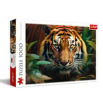 Trefl Tigre Sauvage 1000 Pièces DIY avec Animaux, Divertissement créatif, Loisir, Puzzle Classiques pour Les Adultes et Les Enfants à partir de 12 Ans, 10798, Multicolour