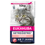 Eukanuba Senior Grain Free runsaasti lohta - 10 kg