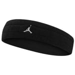 Nike Jordan Jumpman Terry Headband in Black/White, Size: One Size, J.100.4299.091.OS