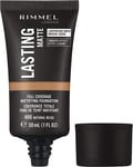 Rimmel Lasting Matte Full Coverage Light-weight Foundation 30ml, 400 Natural Be