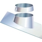 Metalbestos skorsten uØ 280mm inddækning 5-32° aluminium