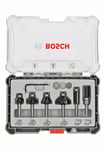 Bosch FRÄSSTÅLSET HM Mixed 8 mm 6 st.