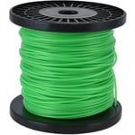 2mm String Trimmer Line Round Grass Trimmer Line Green Lawn Tond Line pour Husqvarna 100m / 328.1ft - Eosnow