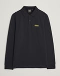 Barbour International Essential Long Sleeve Polo Black