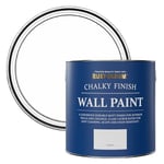 Rust-Oleum White Matt Emulsion Wall Paint - Cotton (White) 2.5L