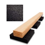 My Plast 90 x 90 x 20mm I 200 pièces I des coussinets pour terrasse I granulés de caoutchouc I terrasse I comme support pour lames de terrasse et dalles de terrasse I comme tapis antidérapant I