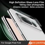 Imak 2-pack Härdat Glas Linsskydd Google Pixel Fold transparent