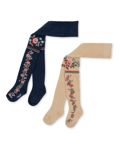 Strømpebukse Barn - 2pk | Konges Sløjd Jacquard - Flower