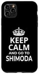 Coque pour iPhone 11 Pro Max Shimoda Souvenirs Motif Keep Calm And Go To Shimoda !