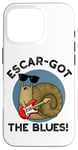 Coque pour iPhone 16 Pro Jeu de mots Funny Snail de Scar-got The Blues