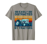 Retro Vintage Farm-Life Farming Tractor Family Farmer Gift T-Shirt