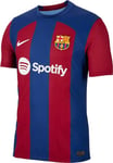 Nike Barcelona FC DX2615-456 FCB M NK DFADV Match JSY SS HM T-Shirt Homme Deep Royal Blue/Noble Red/White Taille S