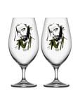 Kosta Boda All About You/Want Him Beer 2-Pack 40Cl Nude