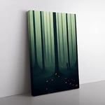 A Man In The Forest Canvas Print for Living Room Bedroom Home Office Décor, Wall Art Picture Ready to Hang, 76x50 cm (30x20 Inch) CAN3020-V1022-CK-80