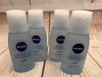 4x 125ml Nivea Daily Essentials Extra Gentle Eye Make-Up Remover