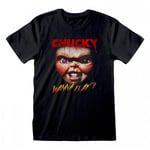 Childs Play Unisex Adult Chucky Face T-Shirt - XXL