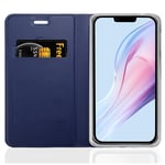 Coque pour Apple iPhone 13 MINI en CLASSY BLEU FONCÉ Housse de protection Étui avec fermeture magnétique, fonction de support et compartiment pour carte - Neuf