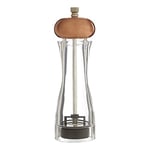 Premier Housewares Pepper Mills Grinders Ceramic Metal Pepper Grinder Pepper Mill Acrylic Mill Grinder Black Pepper Mill Pepper Grinder Refillable,Small