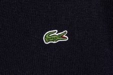 Lacoste Mens Navy Crew Neck Knit Jumper Size FR5 43 - 44" Chest AH1988 00 166