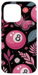 iPhone 14 Pro Max Retro Pink Lucky Disco 8 Ball For Women Case